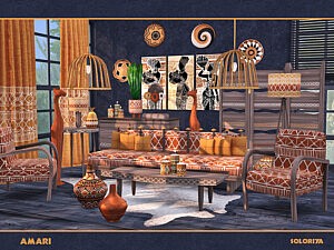 Amari Livingroom sims 4 cc