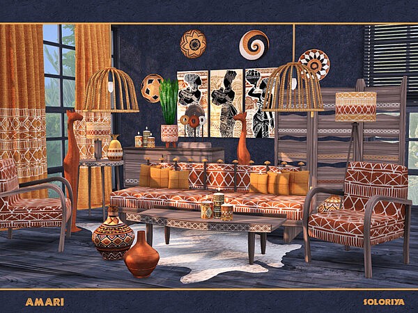 Amari Livingroom by soloriya from TSR
