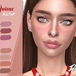 Anime Blush sims 4 cc