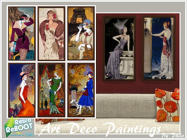Art Deco Paintings by philo from TSR