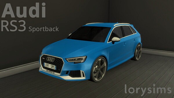 Audi RS3 sims 4 cc