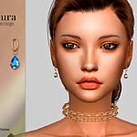 Aura Earrings sims 4 cc