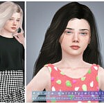 Aurora Hairstyle sims 4 cc