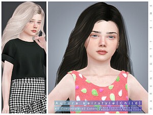 Aurora Hairstyle sims 4 cc