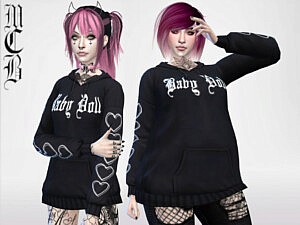 Baby Doll Hoodie sims 4 cc