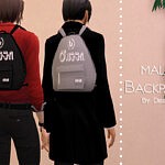 Backpack Male sims 4 cc