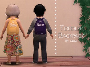 Backpack Toddler sims 4 cc