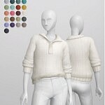 Basic Sweater VI 1 F sims 4 cc