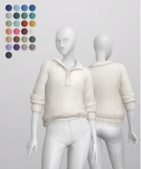 Basic Sweater VI 1 F sims 4 cc