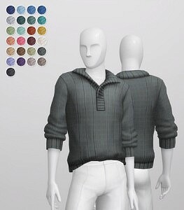 Basic Sweater VI 1 M sims 4 cc