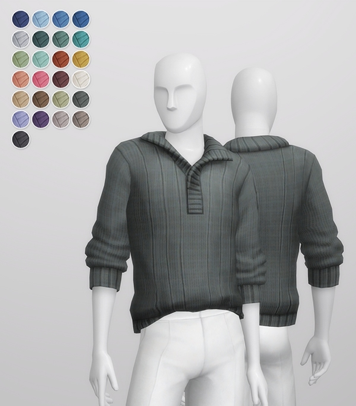 Basic Sweater VI/1 M from Rusty Nail • Sims 4 Downloads