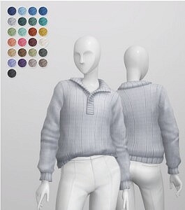 Basic Sweater VI 3 F sims 4 cc