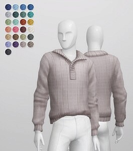 Basic Sweater VI 3 M sims 4 cc