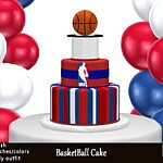 Basketball Cake sims 4 cc