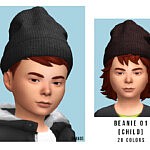 Beanie 01 Child sims 4 cc