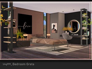 Bedroom Greta sims 4 cc