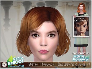 Beth Harmon sims 4 cc