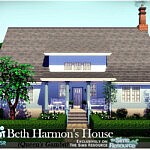Beth Harmons House sims 4 cc