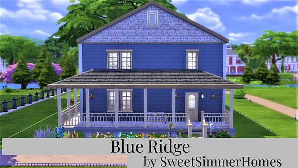 Blue Ridge House sims 4 cc