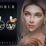 Bobur Earrings 40 sims 4 cc
