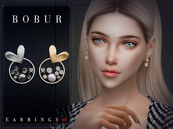 Earrings 40 by Bobur from TSR