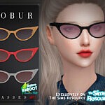 Bobur Retro ReBOOT Glasses 80s sims 4 cc