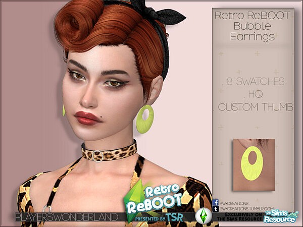 Bubble Earrings by PlayersWonderland from TSR