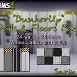 BunkerUp Walls and Floors sims 4 cc