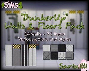 BunkerUp Walls and Floors sims 4 cc
