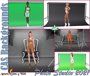 CAS Backgrounds Photo Studio 2021 sims 4 cc