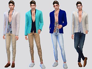 Calderone Suit Jacket sims 4 cc