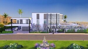 California Jewelbox Mansion sims 4 cc