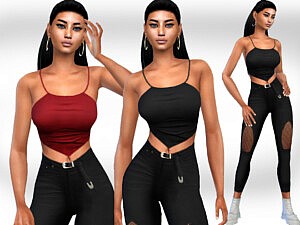 Casual Blouses sims 4 cc