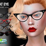 CatEye Glasses sims 4 cc