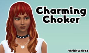 Charming Choker sims 4 cc