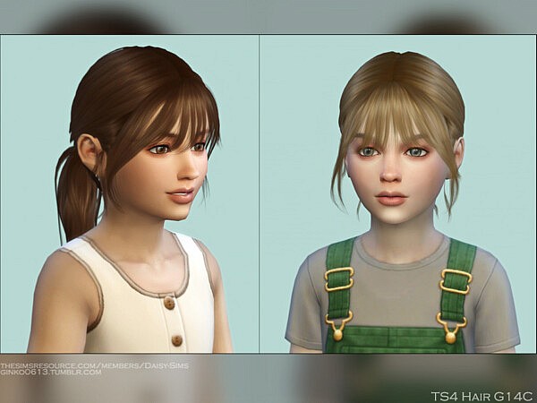 Child Hair G14C by Daisy Sims from TSR