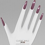 Classic Nails sims 4 cc