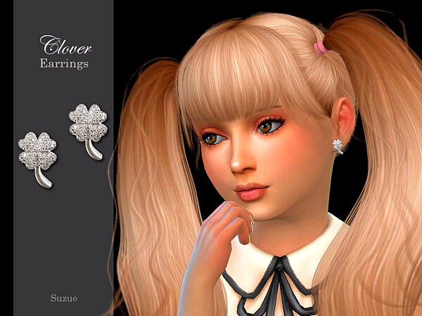 Clover Child Earrings by Suzue from TSR