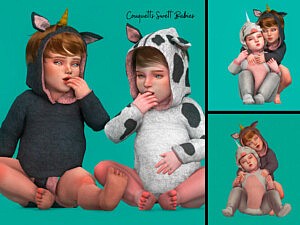 Couquetts Sweet Babies poses sims 4 cc
