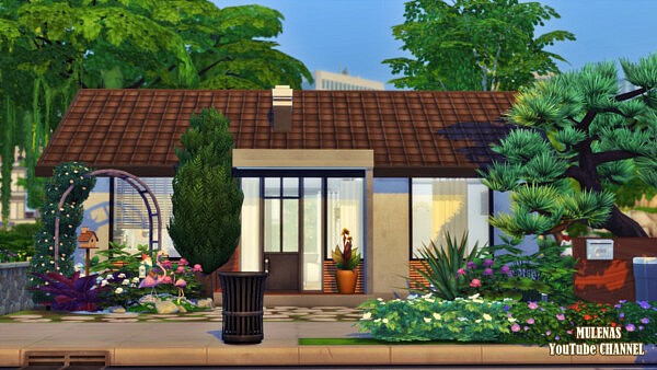 Cozy Eco house from Sims 3 by Mulena