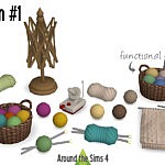 Crafting Room Knitting sims 4 cc