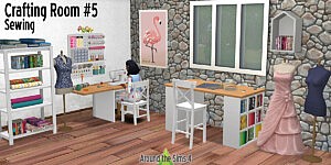 Crafting Room Sewing sims 4 cc