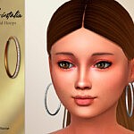Cristalia Child Hoops Earrings sims 4 cc