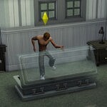Crystal Coffin Bed sims 4 cc