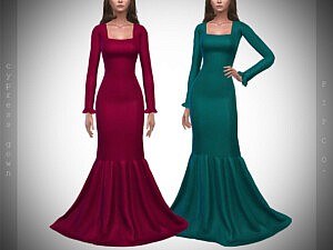 Cypress Gown sims 4 cc