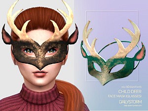 Deer Mask Child sims 4 cc