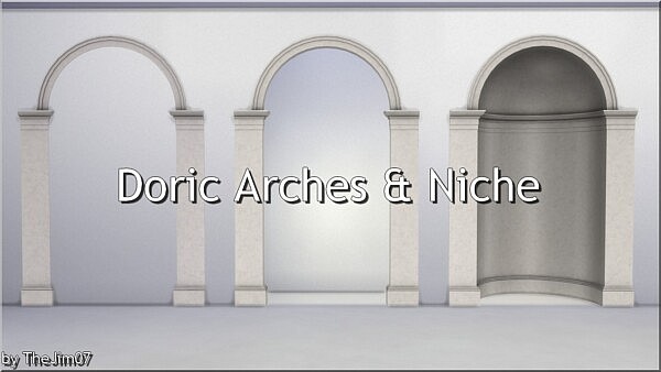 Doric Arches and Niche by  Doric Arches and Niche by TheJim07 from Mod The Sims