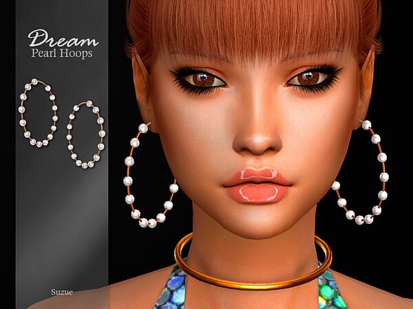 Dream Hoops Earrings by Suzue from TSR