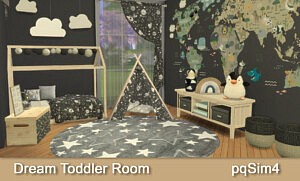 Dream Toddler Room sims 4 cc