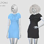 Dress N295 Sims 4 CC